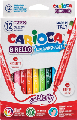 Фломастеры Carioca Birello / 41457 - фото