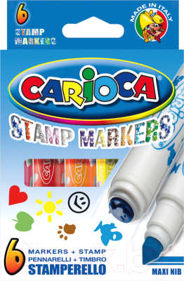 Фломастеры Carioca Stamp Markers / 42279
