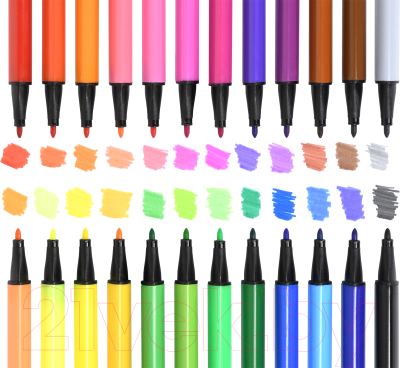 Фломастеры Schoolformat Дикая планета / ФЛ24-ДПЛ