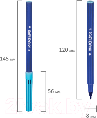 Набор маркеров Юнландия Юный Волшебник / 151891