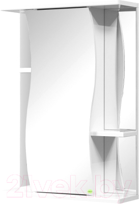 Шкаф с зеркалом для ванной Vako Лилия 60 / 10664 - фото