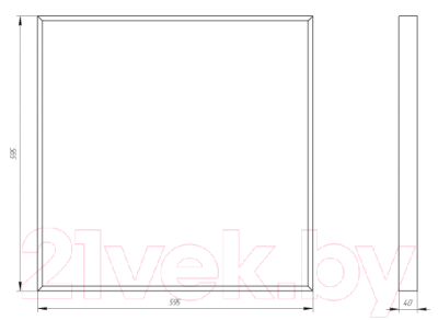 Панель светодиодная ЭРА SPO-910-1-65K-032 / Б0046470