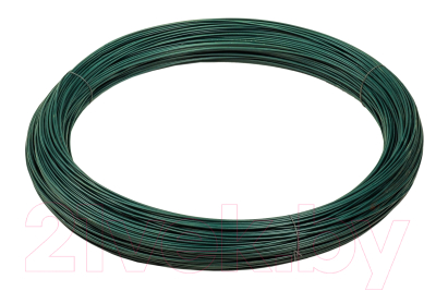 Проволока вязальная Белзабор Cтальная в ПВХ D 2.4мм - фото