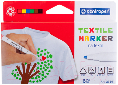 Набор маркеров Centropen 2739/6 - фото