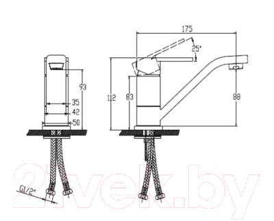 Смеситель Kaiser Sharp 64111