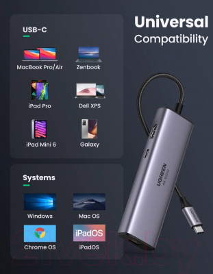 USB-хаб Ugreen CM512 / 60515