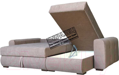 Диван угловой Асмана Камертон-2 правый 1.3x0.8