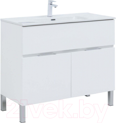 Тумба с умывальником Aquanet Алвита 100 / 274185 - фото