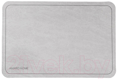 Коврик для ванной Amaro Home С абсорбирующим эффектом / AH-AFM-S/GR - фото