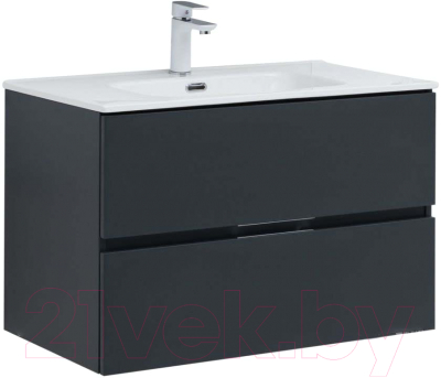 Тумба с умывальником Aquanet Алвита 80 / 273987 - фото