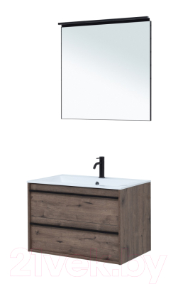 Тумба с умывальником Aquanet Lino 80 / 298574