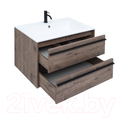 Тумба с умывальником Aquanet Lino 80 / 298574