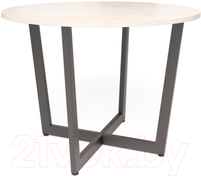 Обеденный стол Millwood Лофт Орлеан Л18 D90 - фото