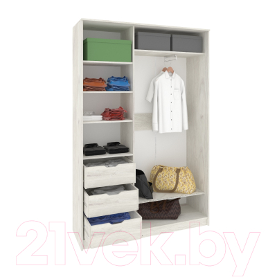 Шкаф-купе Кортекс-мебель Сенатор ШК10-45 Классика ДСП