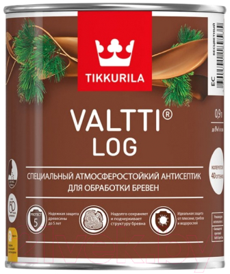 Антисептик для древесины Tikkurila Valtti LOG EC - фото