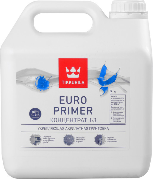 Грунтовка Tikkurila Euro Primer - фото