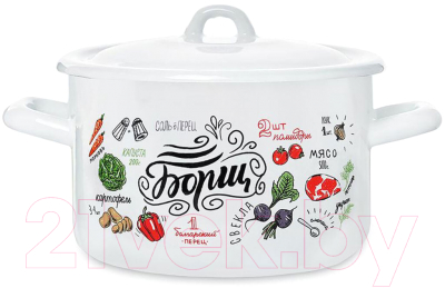 Кастрюля ЭСТЕТ Борщ / ЭТ-72618 - фото