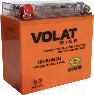Мотоаккумулятор VOLAT YB9-BS iGEL L+