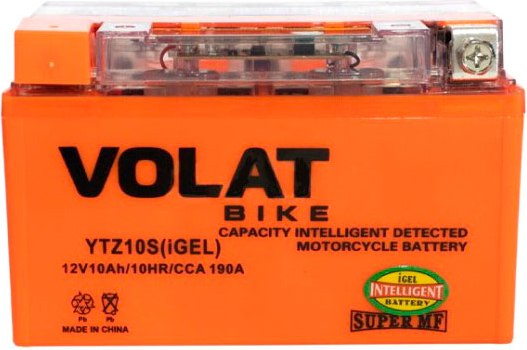 Мотоаккумулятор VOLAT YTZ10S iGEL L+ - фото