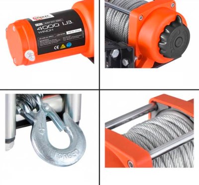 Лебедка автомобильная Rugcel DC 4000LB