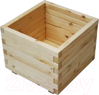 Грядка модульная КомфортПром Натуральная H35x45x45см
