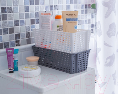 Корзина Violet Лофт / 450018 (3л, серый)