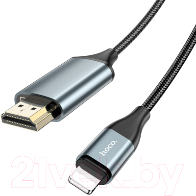 Кабель Hoco UA15 Lightning - HDMI - фото