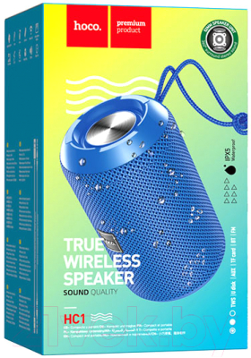 Портативная колонка Hoco HC1 (синий)