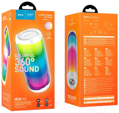 Портативная колонка Hoco HC8 (белый)