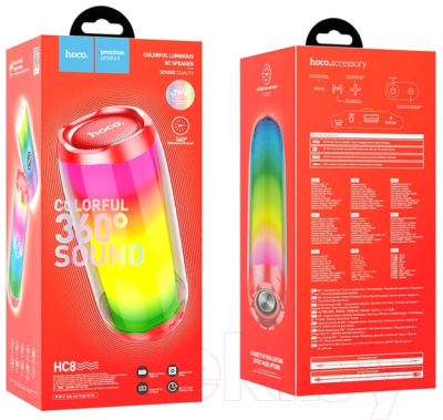 Портативная колонка Hoco HC8 (красный)