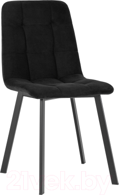 Стул Stool Group Oliver Square / fb-oliver-square-neo-28 (велюр черный) - фото