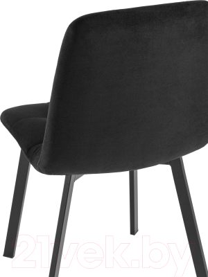 Стул Stool Group Oliver Square / fb-oliver-square-neo-28 (велюр черный)