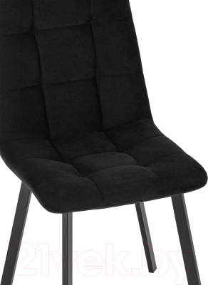 Стул Stool Group Oliver Square / fb-oliver-square-neo-28 (велюр черный)