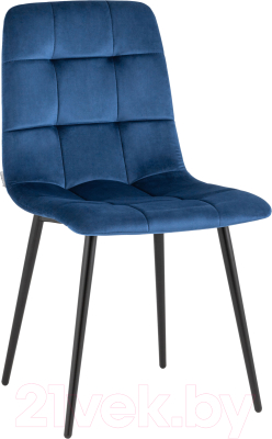 Стул Stool Group Одди / AV 406N-Cb-08 (велюр синий) - фото