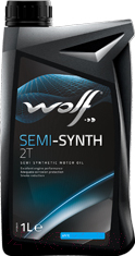 Моторное масло WOLF Semi-synthetic 2T / 1908/1 - фото