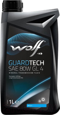 Трансмиссионное масло WOLF GuardTech SAE 80W GL 4 / 2201/1 - фото