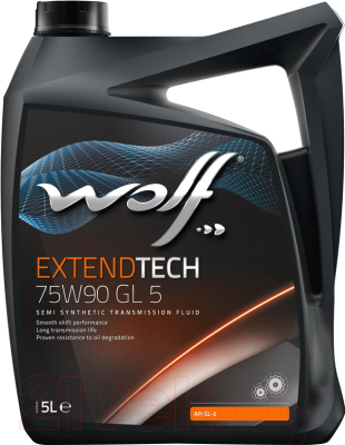 Трансмиссионное масло WOLF ExtendTech 75W90 GL 5 / 2209/5 - фото