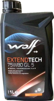 Трансмиссионное масло WOLF ExtendTech 75W80 GL 5 / 2300/1 - фото