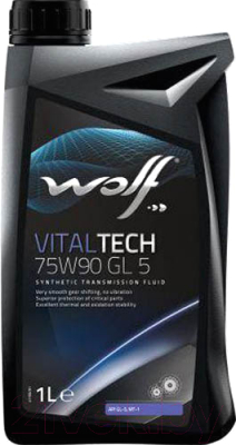 Трансмиссионное масло WOLF VitalTech 75W90 GL 5 / 2305/1 - фото