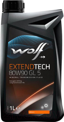 Трансмиссионное масло WOLF ExtendTech 80W90 GL 5 / 2308/1 - фото