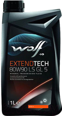 Трансмиссионное масло WOLF ExtendTech 80W90 LS GL 5 / 2408/1 - фото