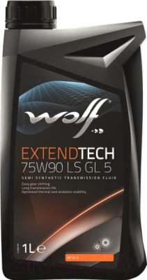Трансмиссионное масло WOLF ExtendTech 75W90 LS GL 5 / 2410/1 - фото