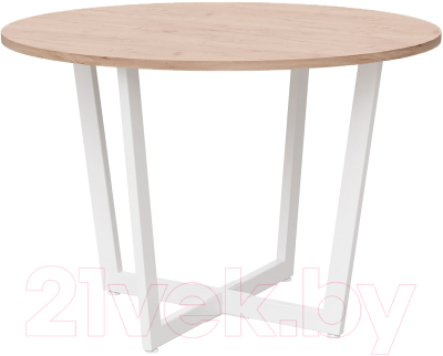 Обеденный стол Millwood Лофт Орлеан Л18 D100 - фото