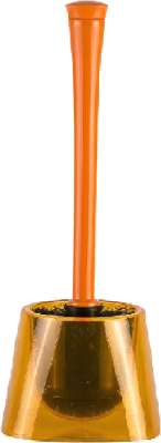 Ершик для унитаза Primanova Marieta M-E20-17-08 (прозрачный/оранжевый) - фото