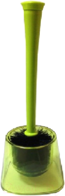 Ершик для унитаза Primanova Marieta M-E20-24-05 (прозрачный/салатовый) - фото