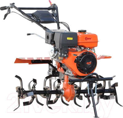 Мотокультиватор бензиновый Skiper SP-1800S + колеса 19х7-8 (комплект) - фото