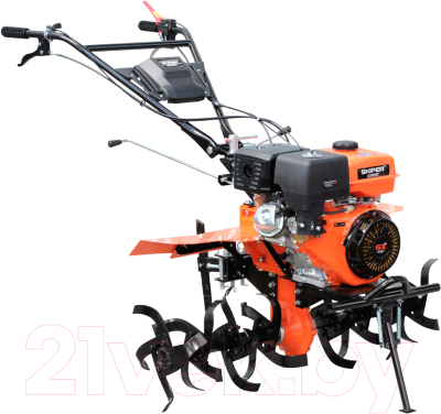 Мотоблок бензиновый Skiper SP-1400SE EXPERT + колеса 6.00-12 (комплект) - фото