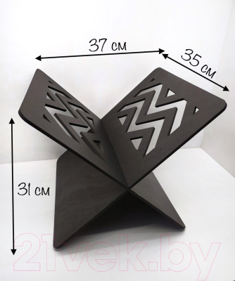 Подставка для сумки ОМурМебель Темный шоколад