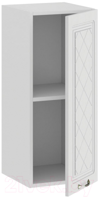 Шкаф навесной для кухни ТриЯ Бьянка 1В3 (белый/дуб белый)