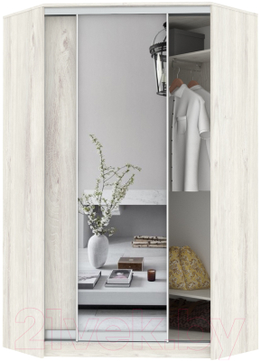 Шкаф-купе Кортекс-мебель Сенатор ШК30 Классика ДСП с зеркалом - фото